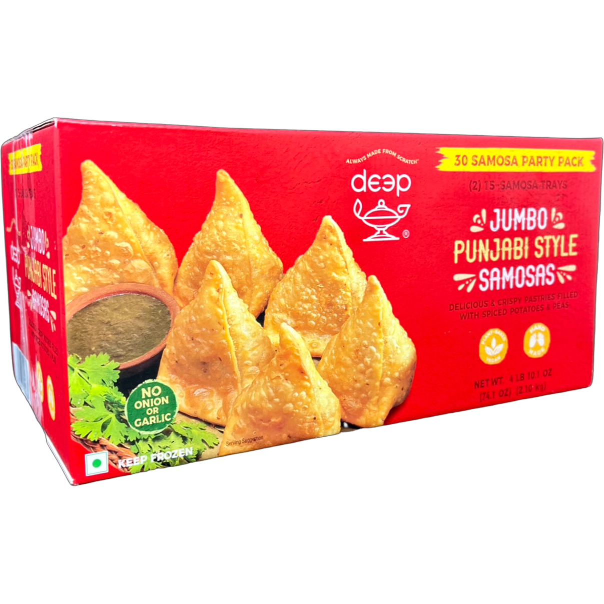 Buy Deep Party Pack Jumbo Samosa 74.1 Oz Zifiti Fresh Quicklly