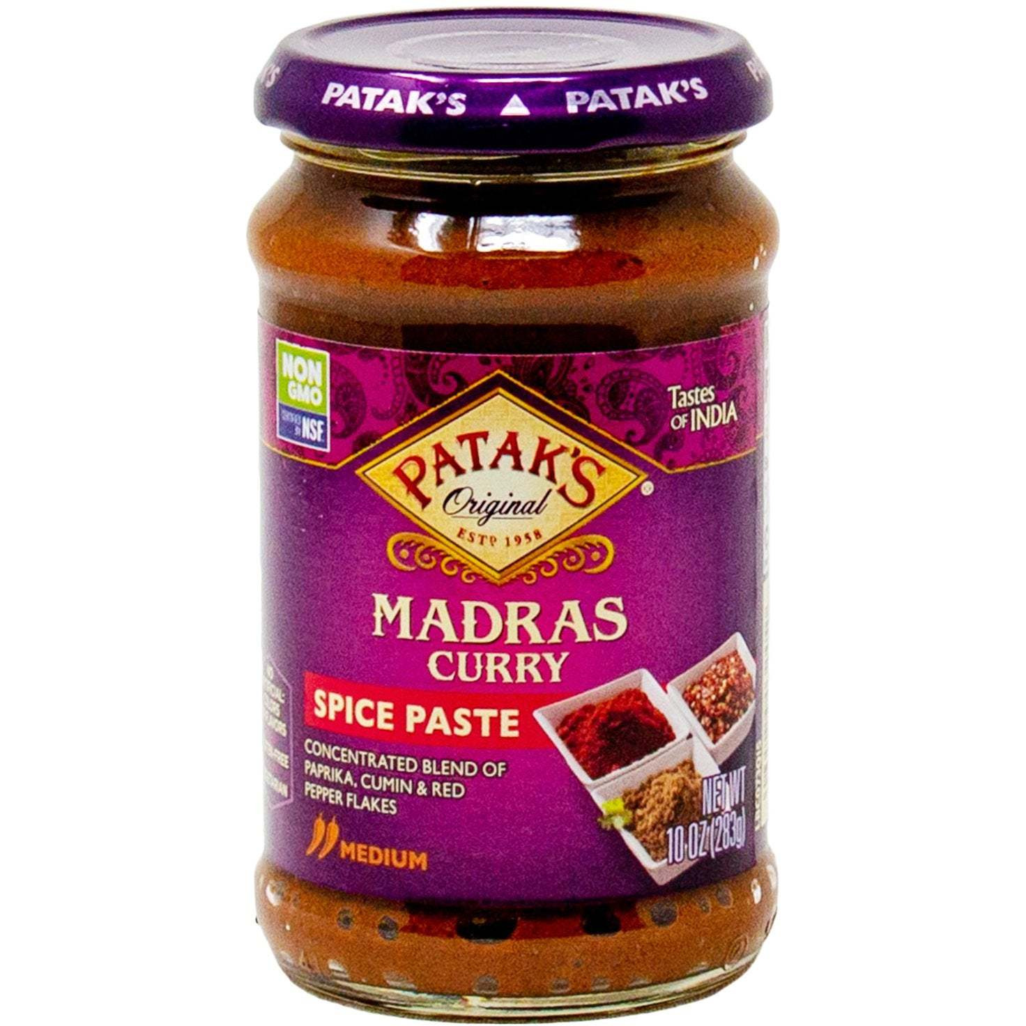 Buy Patak's Madras Curry Paste 10 Oz | Zifiti Fresh - Quicklly