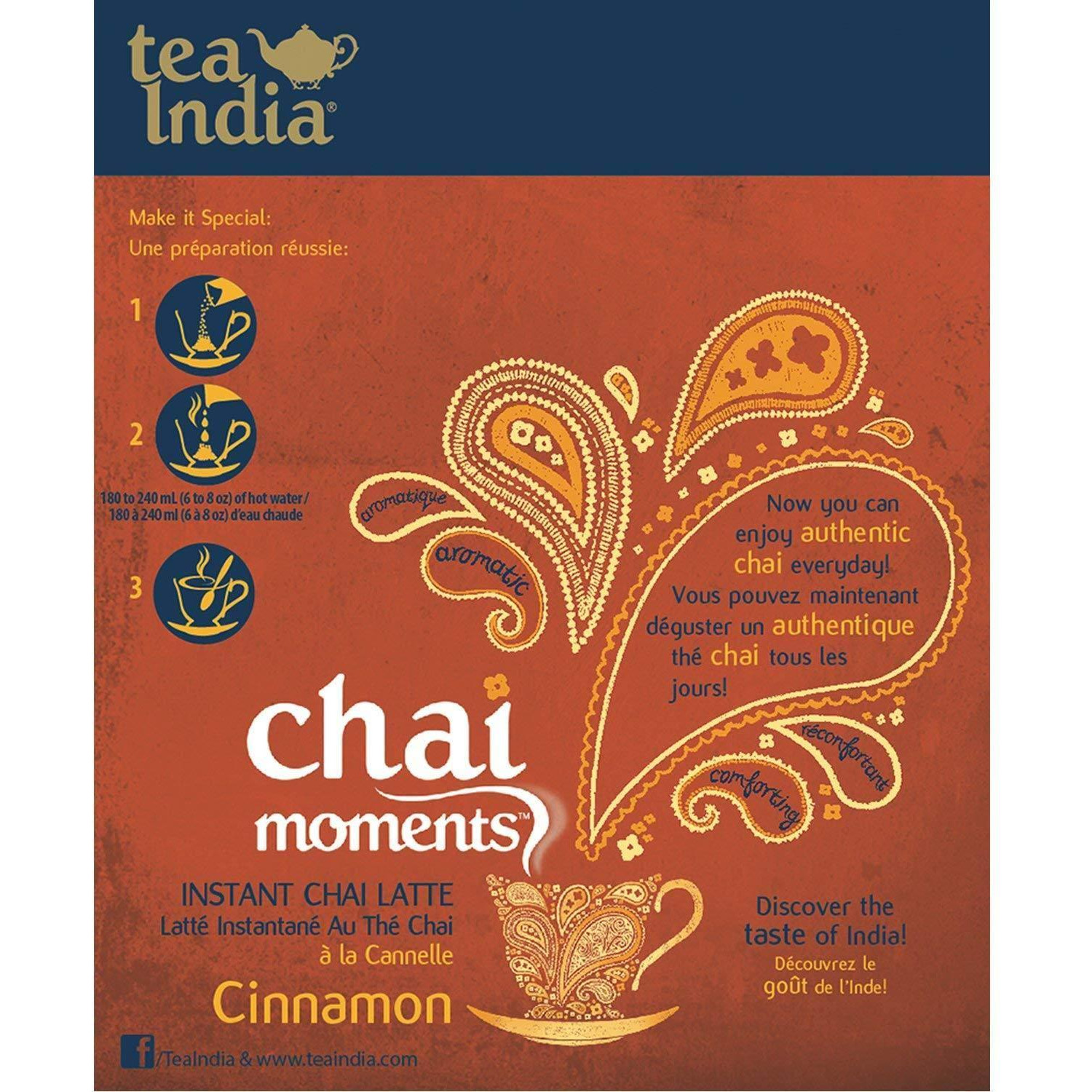 Buy Tea India Chai Cinnamon 7.7 Oz Quicklly Indian Grocery Nationwide
