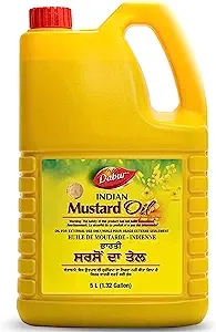 Buy Dabur Mustard Oil 5 Ltr | Mayuri Foods Bothell - Quicklly