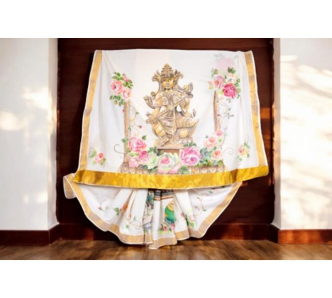 Kerala Cotton Saree  Silk Saree by The Ornate Art