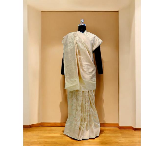 Silk Saree  Elegant Saree by The Ornate Art
