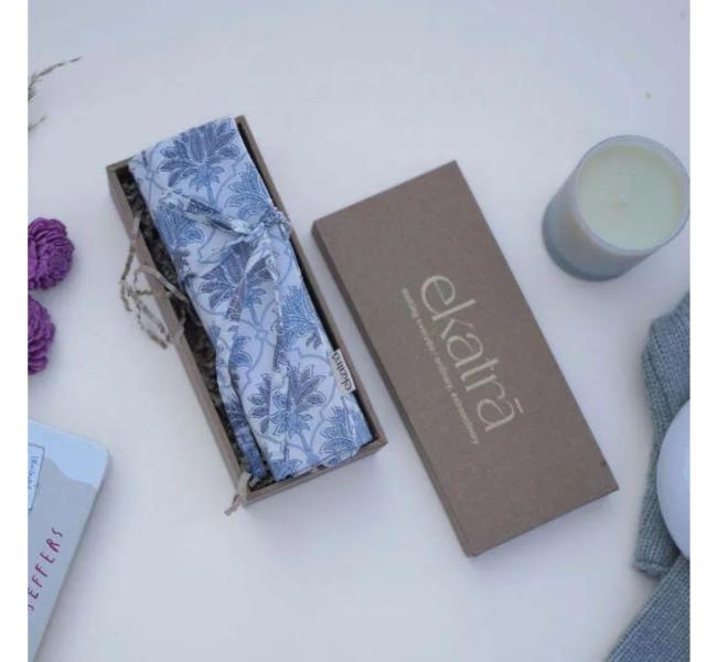 Roll Up Case Blue Lotus