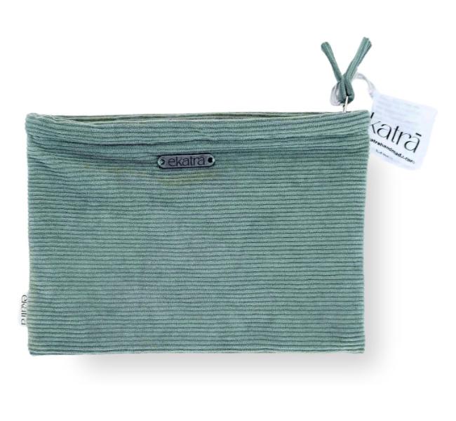 Courdroy Pouch  Sage