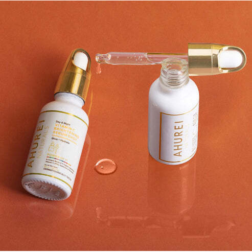 Ahurei Naturals 15 Percept Vitamin C Skin Brightening Serum with Hyaluronic  Vit E  50 Ml
