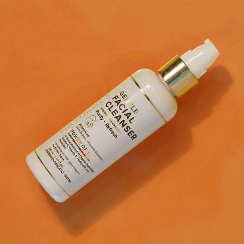 Ahurei Naturals pH Balanced Gentle Facial Cleanser with Vitamin C Hyaluronic Pentavitin 100 Ml