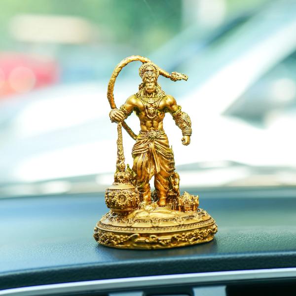 Hanuman Ji Lanka Dahan Car Dashboard Murti  Divine Protection  Energy