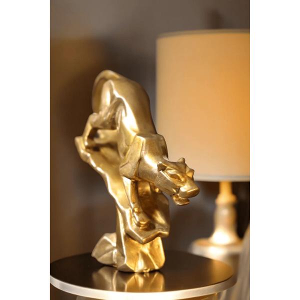 Panther on Rock Climbing Down