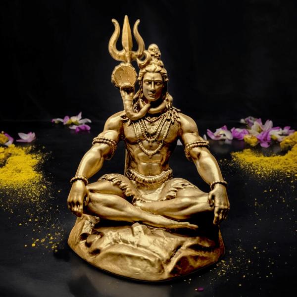 Shivji in Dhyan Mudra  Sacred Serenity and Spiritual Calm