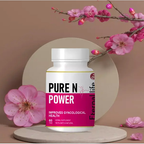 Eternal Life Ayurveda Pure N Power PCOSPCOD Supplement 100gm  Ayurvedic Medicine For Delayed Periods  Supplements for Women Promoting Better Cycle  Hormonal Balance