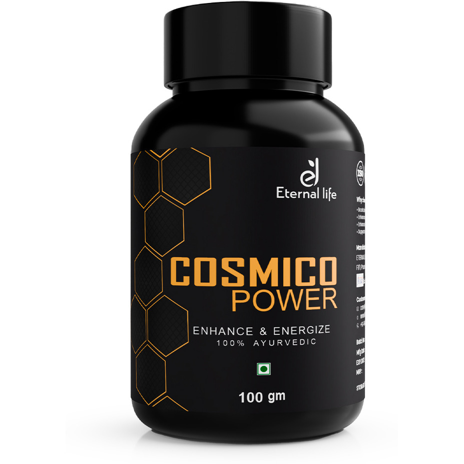 Eternal Life Cosmico Power Energy Supplement for Men  Multivitamins Natural Extracts  Vital Nutrients  Supports Muscle Growth Stamina Metabolism  Overall Wellness  Pack of 1 100gm