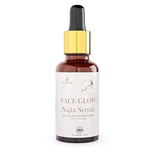 Eternal Life Face Glow Night Serum  Ayurvedic Herbal Formula for All Skin Types  Hydrating  Nourishing Skincare  Natural Glow Fine Lines  Wrinkles  Lightweight  Fast Absorbing  10 ml Pack
