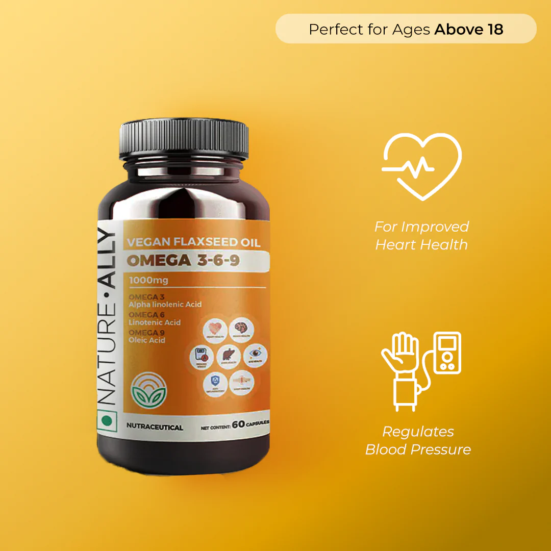 OmegaBoost  Vegan PlantBased Omega 369 with 1000mg Flaxseed Oil