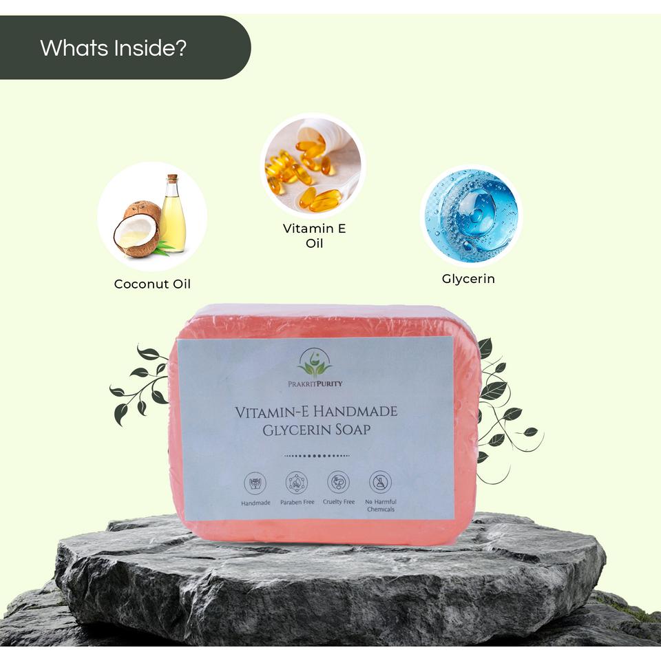 Prakrit Purity Vitamin E Glycerin Soap 