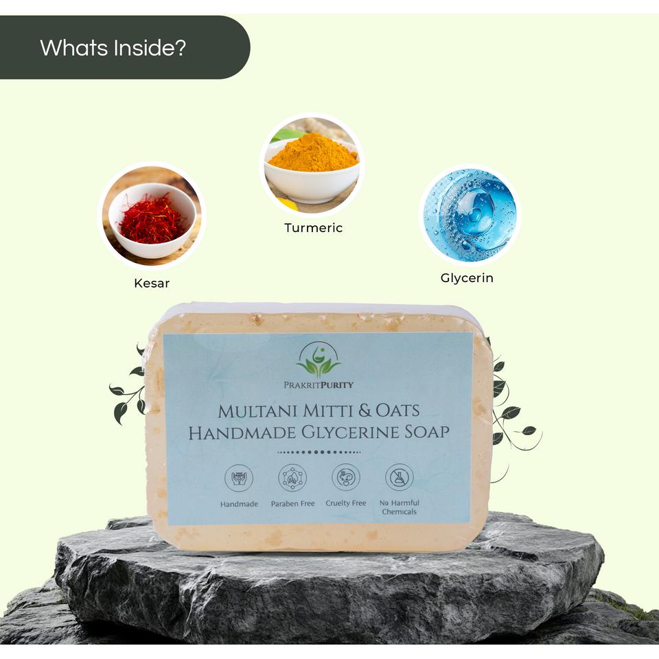 Prakrit Purity Multani Mitti Glycerin Soap