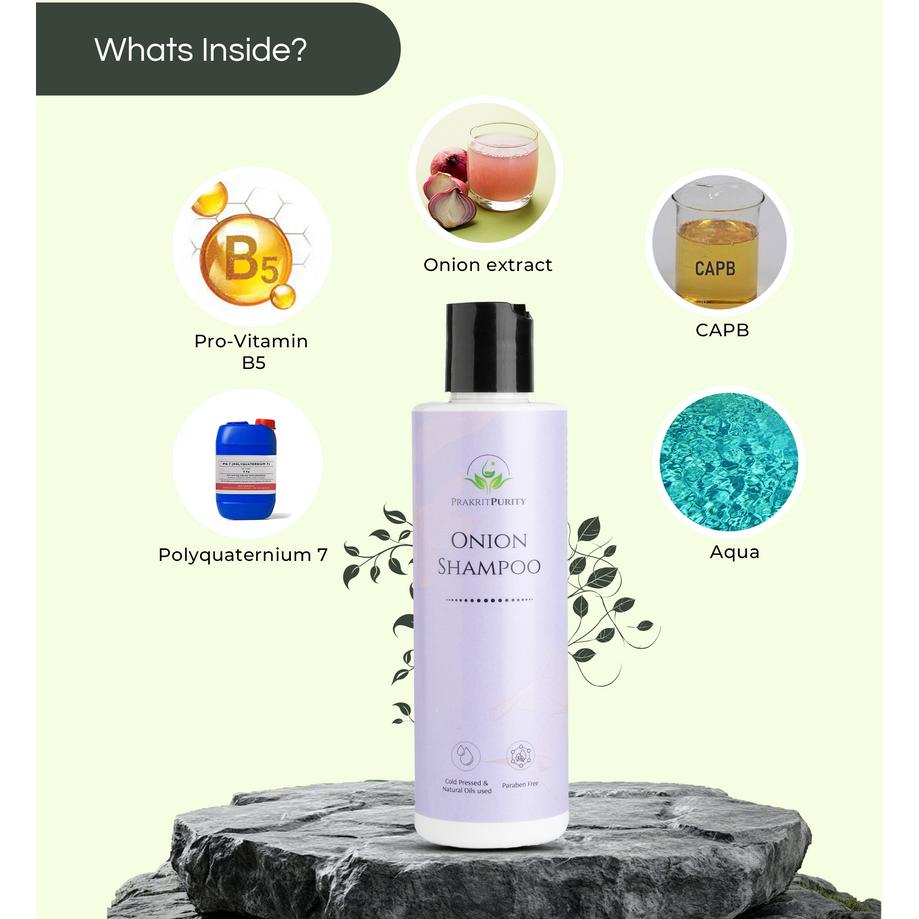 Prakrit Purity Onion Shampoo 