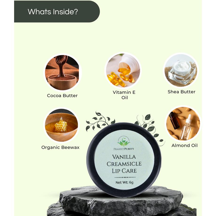 Prakrit Purity Vanilla Lip Balm 