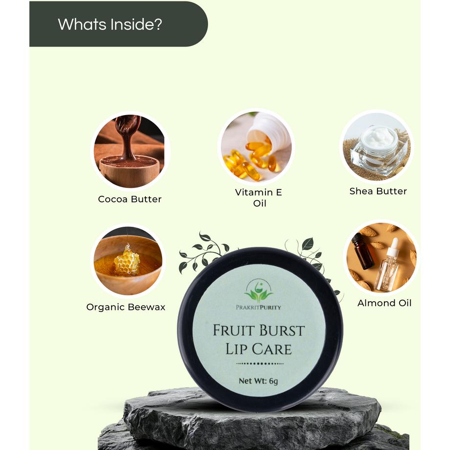 Prakrit Purity Fruit Burst Lip Balm 