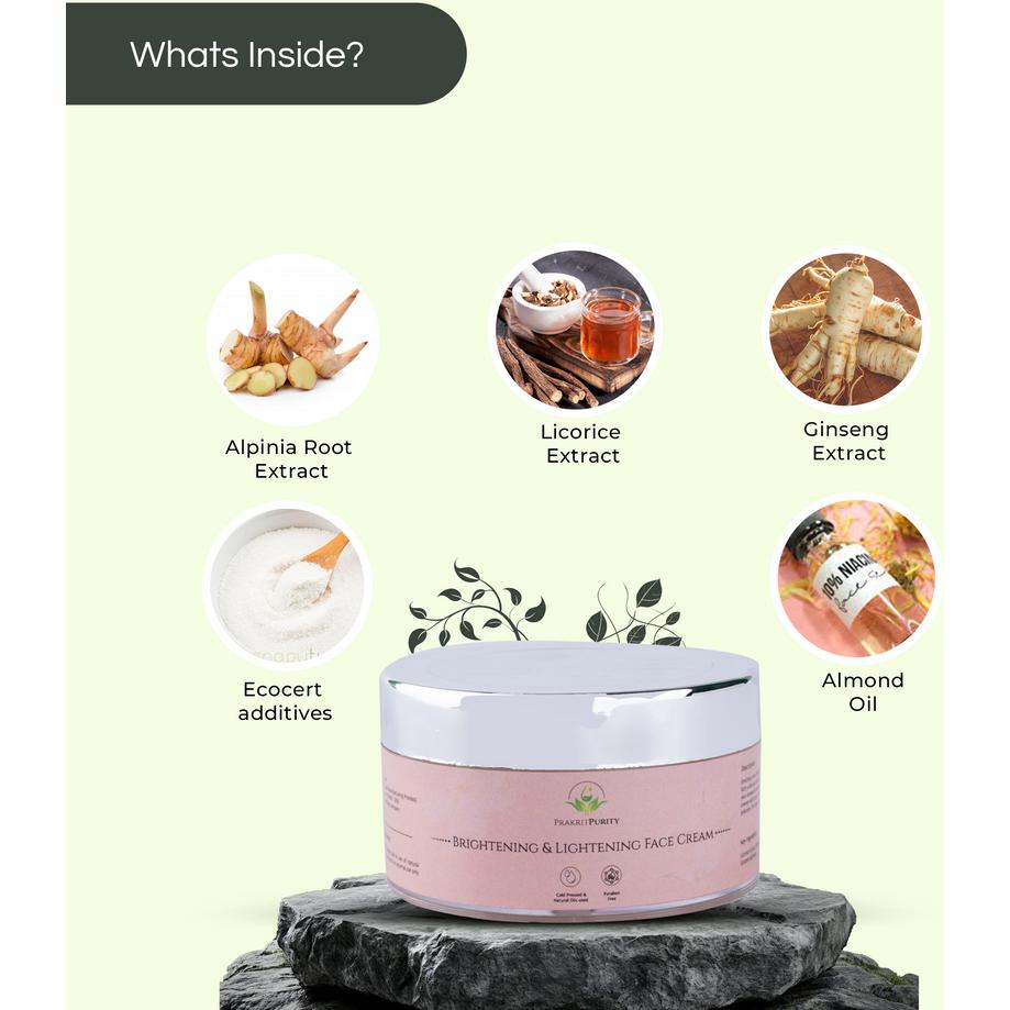Prakrit Purity Brightening Lightening Face Cream 
