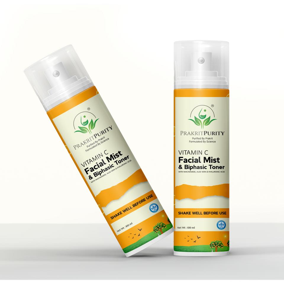 Prakrit Purity Vitamin C Facial Mist Biphasic Toner