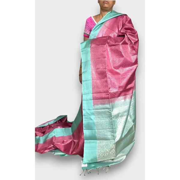 Pink Soft Silk Saree