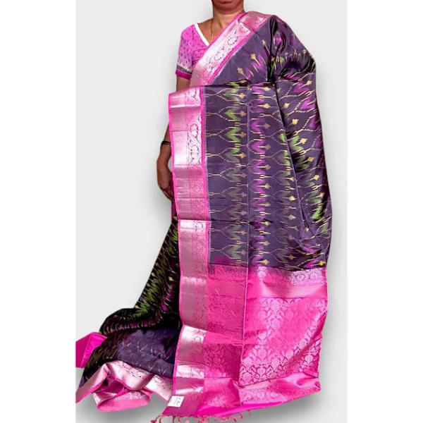 Brown Soft Silk Saree