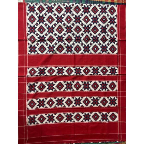 Pochampally Double Ikat Cotton Saree