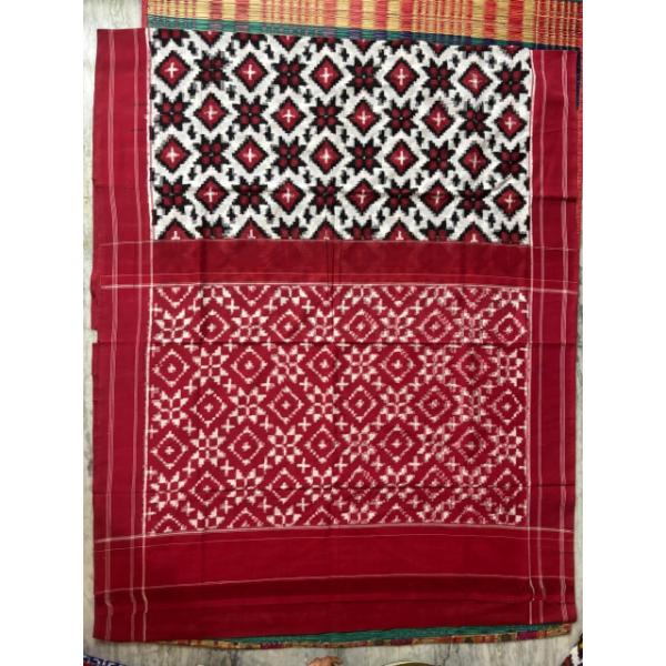 Pochampally Double Ikat Cotton Saree