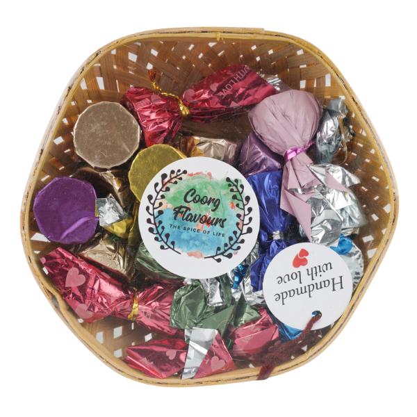 Homemade Chocolates  Bamboo Basket No 3 190g