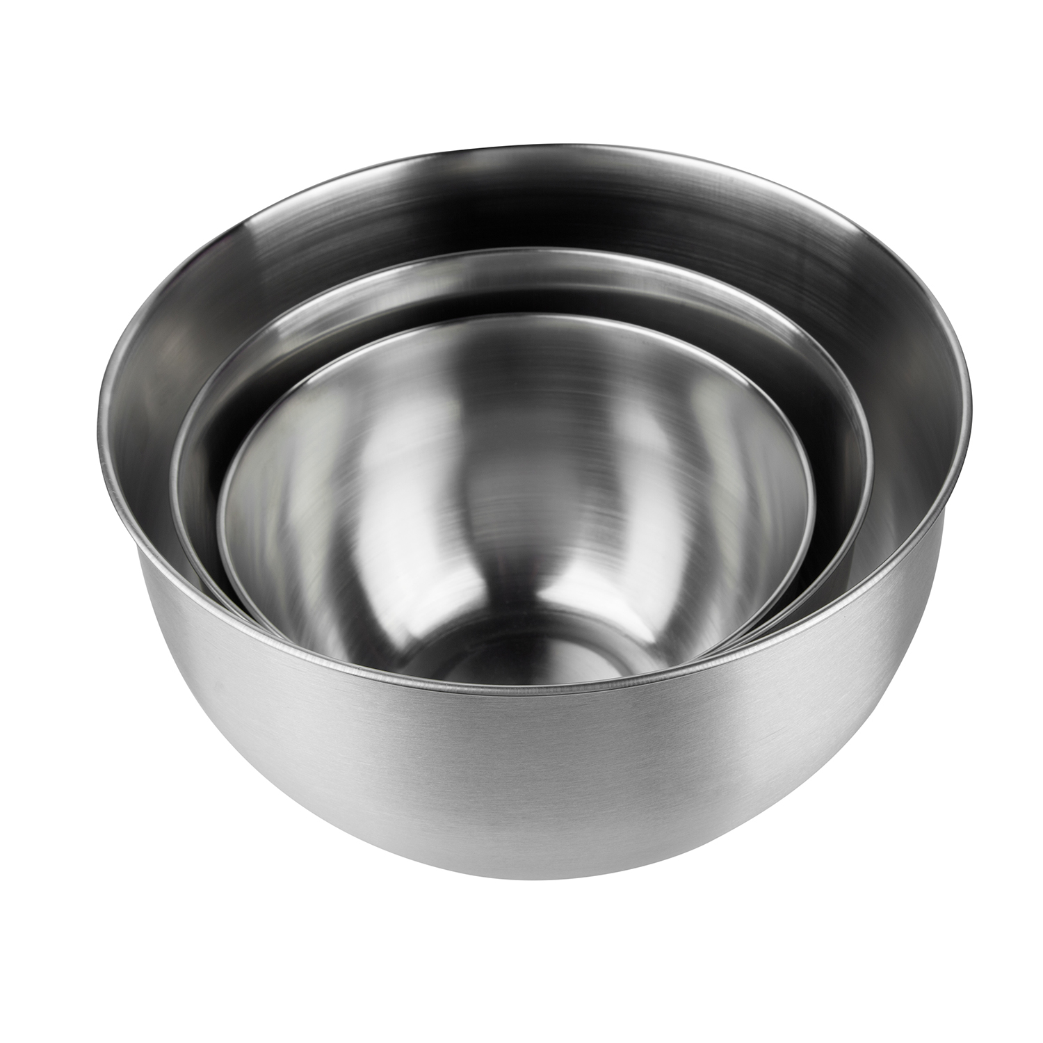Stainless Steel Mixing Bowl Set 3Piece 4500ml 2500ml 1500ml Kitchen Baking Essentials