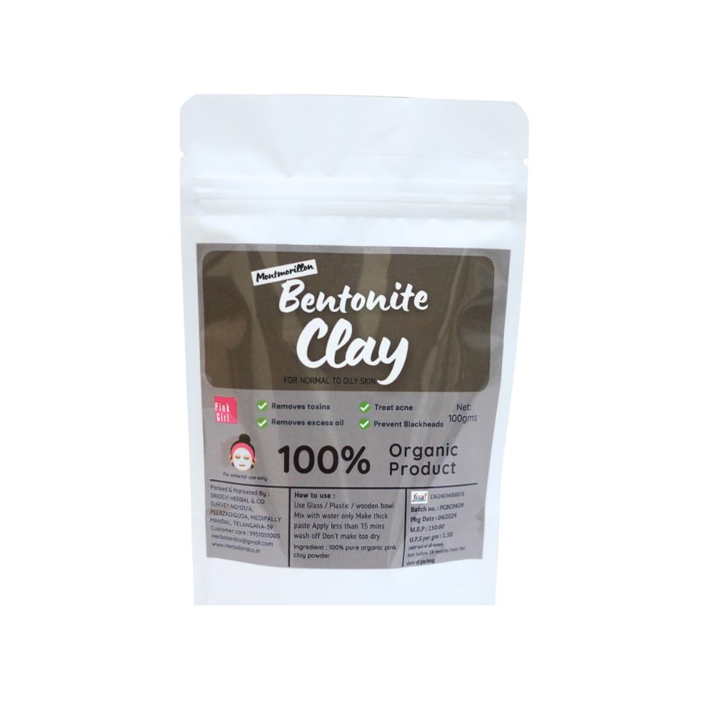 Bentonite Clay Detox Brighten  Hydrate Pore Cleansing  Acne Control
