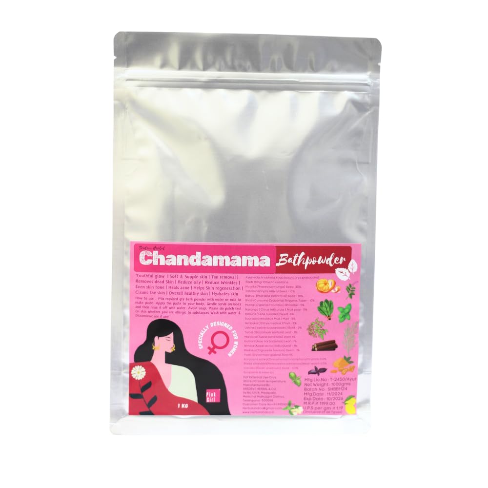 Chandamama Bath Powder Natural Skin Care with Herbal Ingredients 1 kg