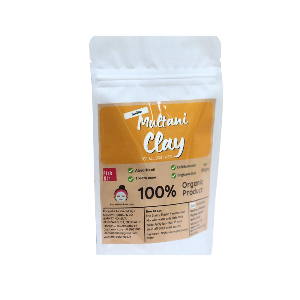 Multani Clay Detox Brighten Hydrate Pore Cleansing Acne Control