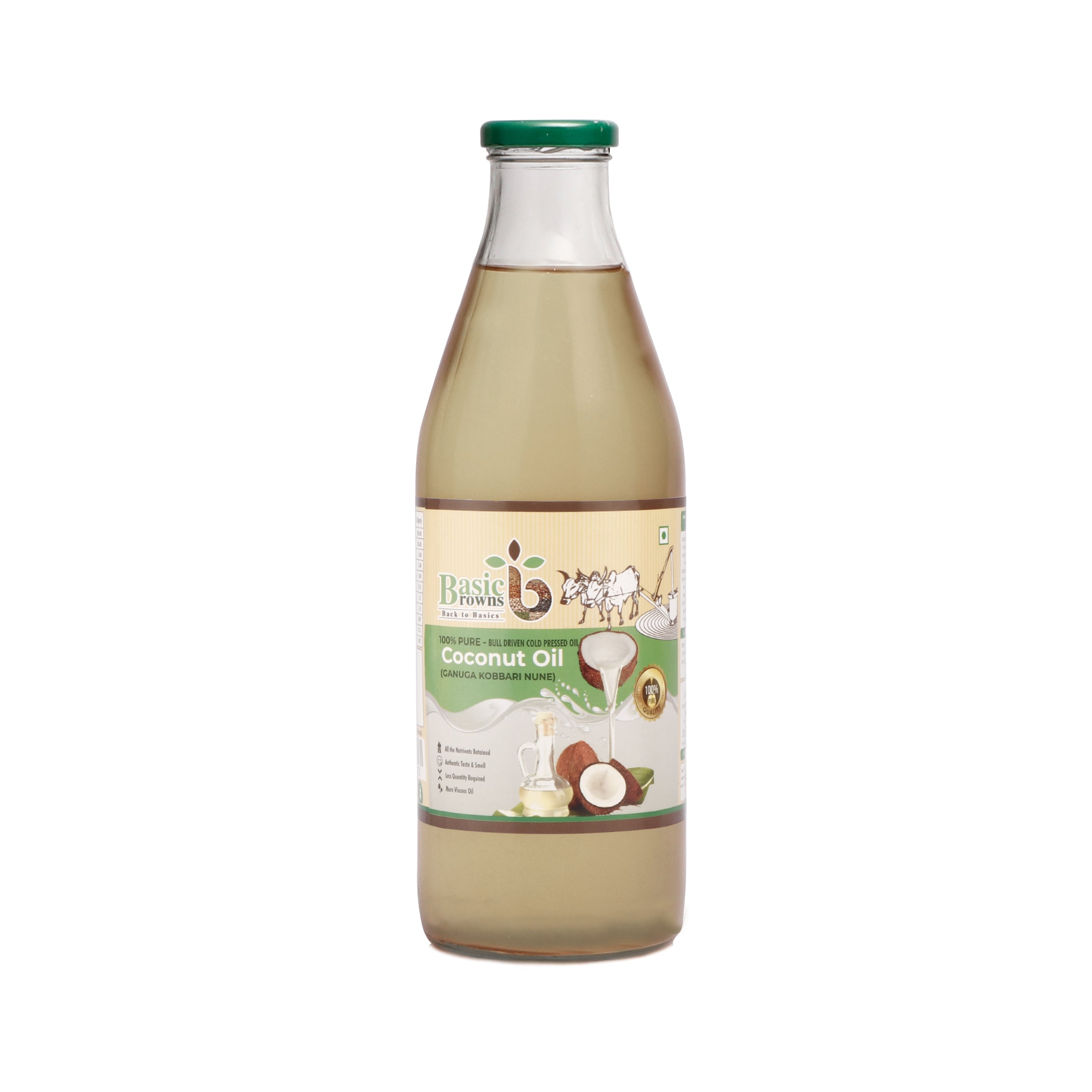 BasicBrowns Bull Driven Coconut Oil L