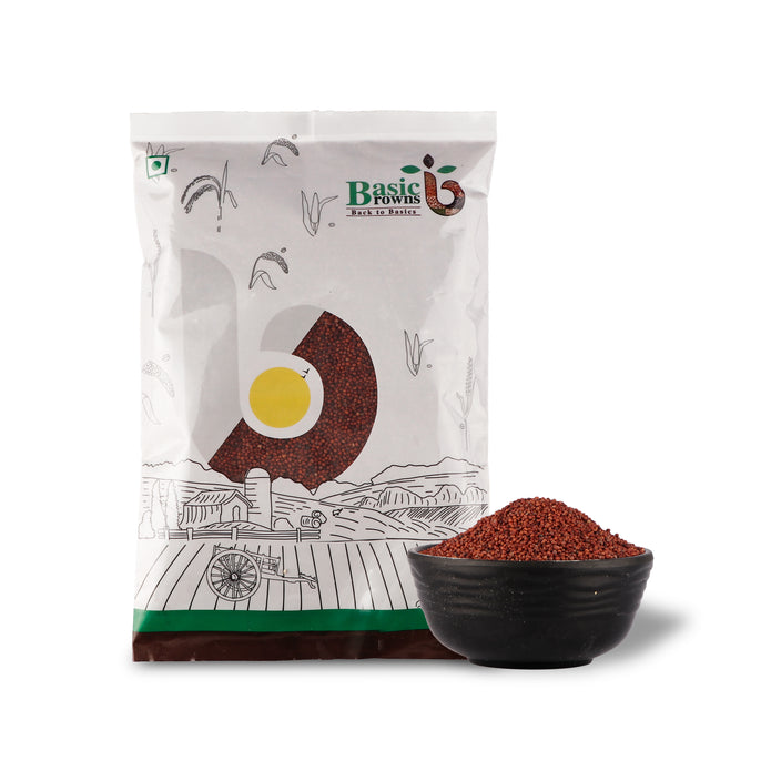 BasicBrowns Finger Millet  Ragi 500g