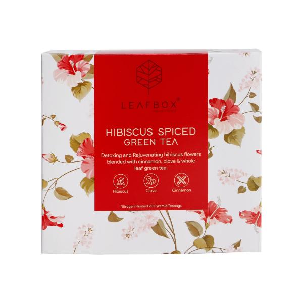 Hibiscus Spices Green Tea Tea Bags