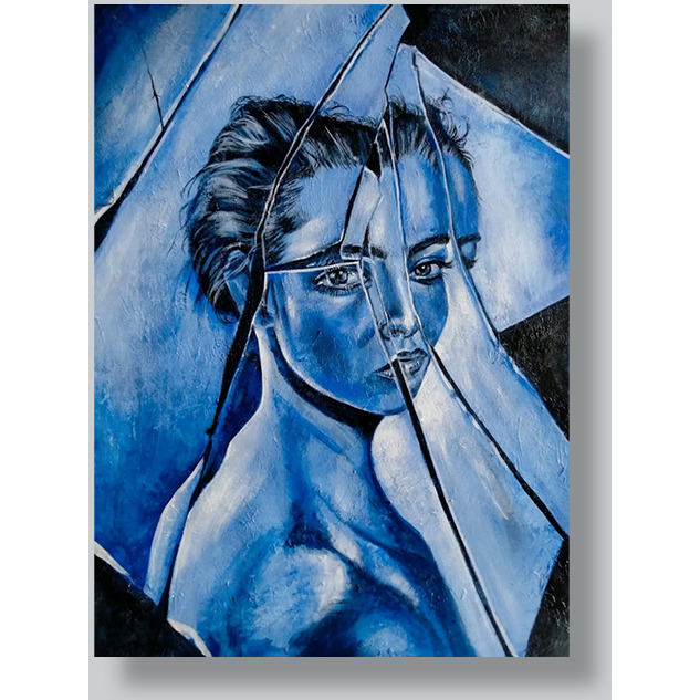 Darar Painting by Nandini Kushwaha  Acrylic on ivory sheet painting  ArtozOn