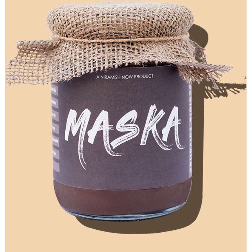 Maska Chocolate Salvation Peanut Butter  No Hydrogenated Oil  Zero Cholesterol  Vegetarian Keto Friendly 500 g