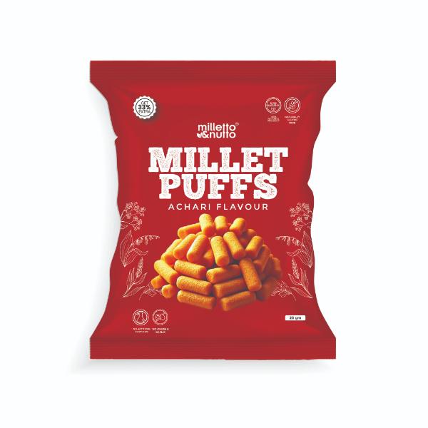Achari Flavour Millet Puff