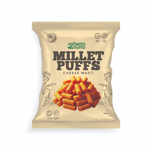 Cheese Masti Millet Puff