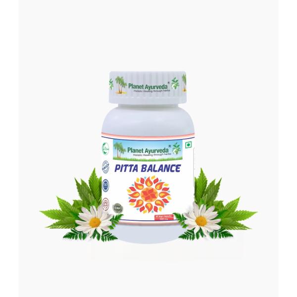 Pitta Balance Capsules herbal remedy that provides a cooling effect to the body It is a rich source of calcium  60 capsules