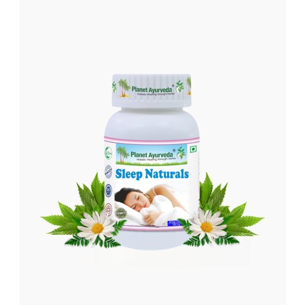 Sleep Naturals Capsules   herbal remedy which is nervine tonic and helps to induce good and healthy sleep 60 capsules