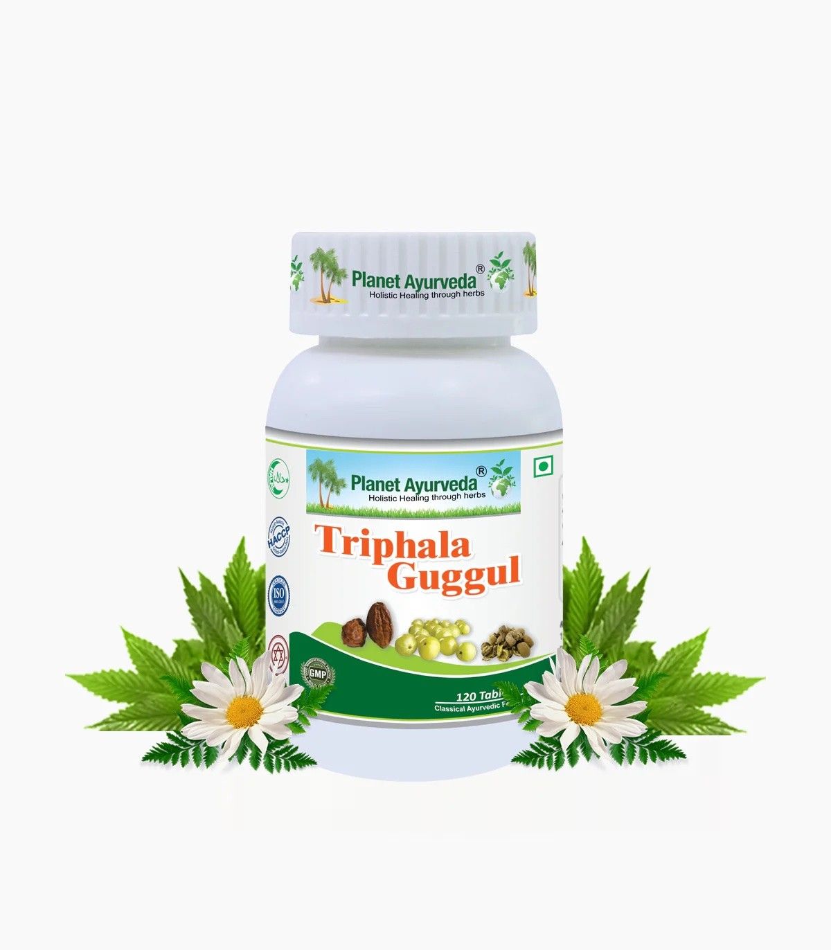 Triphala Guggul Tablets  herbal remedy that maintains a balance of the three body energies  vata pitta and kapha 120 tablets