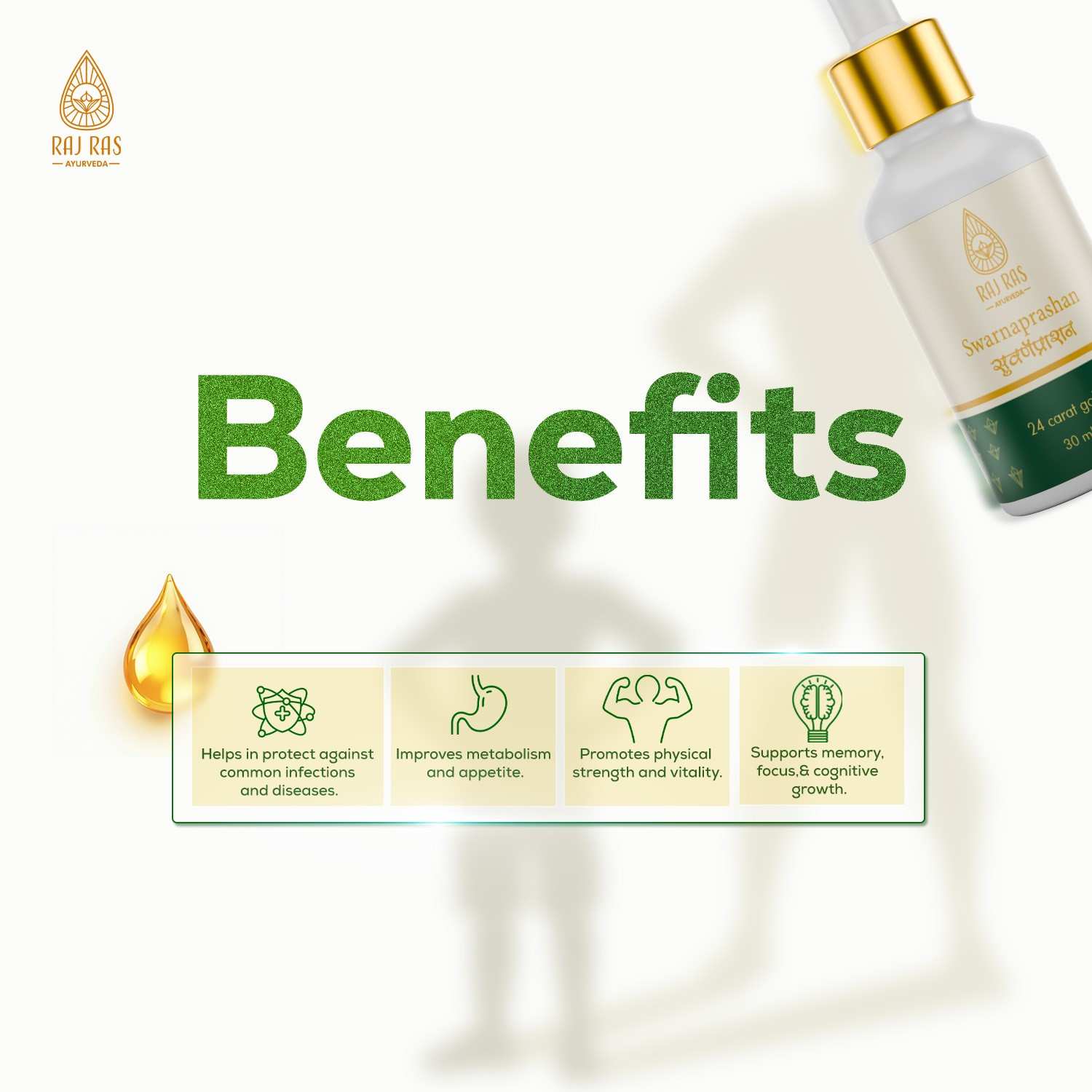 RAJRAS AYURVEDA SWARNAPRASHAN  SUVARNAPRASHAN