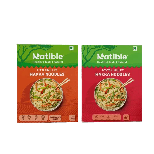 Little Millet Noodles and Foxtail Millet Noodles Combo