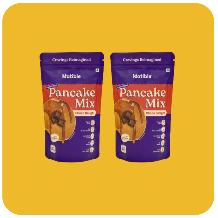 Instant Sprouted Millet Pancake MixChoco Delight 