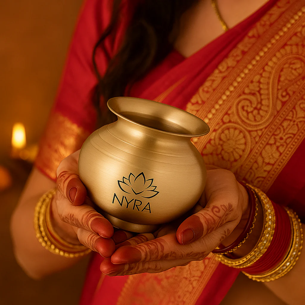 Pure Brass Kalash Peetal Lota 