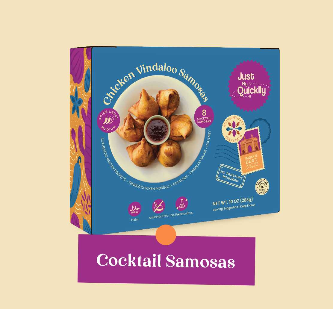 Chicken Vindaloo Samosas