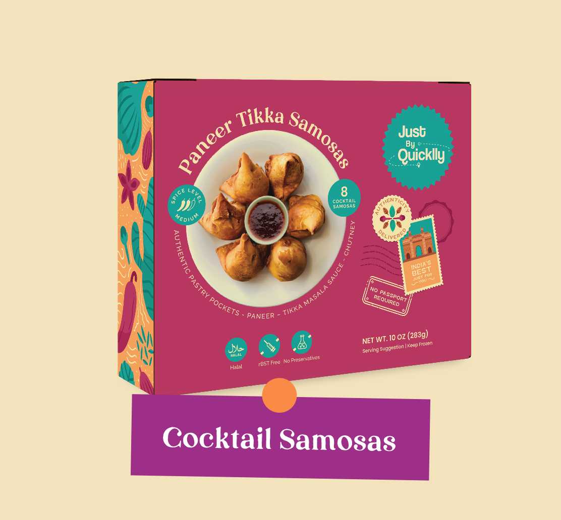 Paneer Tikka Samosas