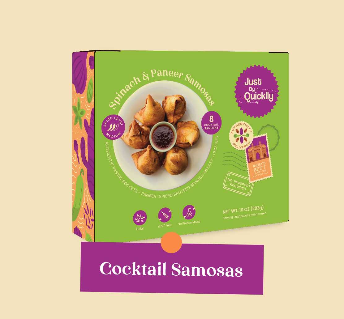 Spinach & Paneer Samosas